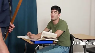 Smug Twink Student Taught A Lesson Off out of one's mind Buff Janitor - AnalBully